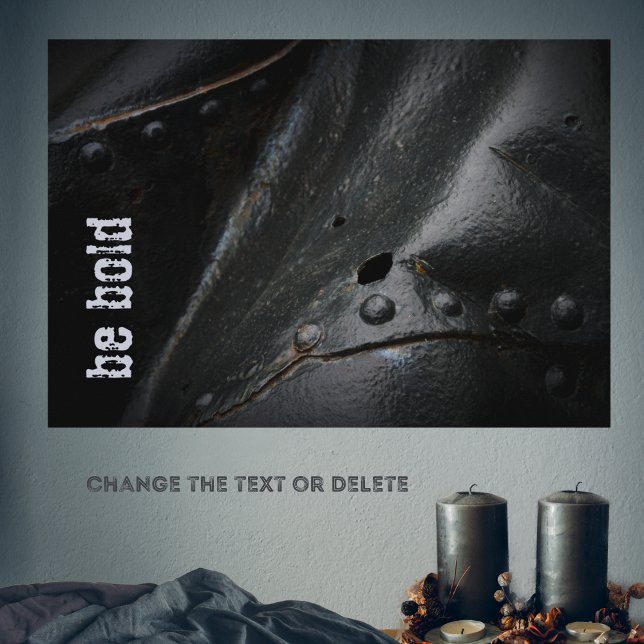 Póster Estilo de loft minimalista negro metalizado (Subido por el creador)