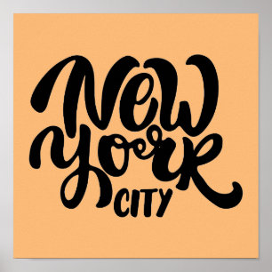 Póster Estilo de New York City