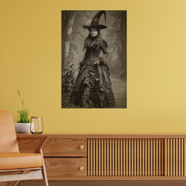 Póster Estilo de retrato de la bruja victoriana Sepia 3 (Salón 2)