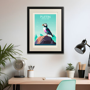 Póster Estilo de viaje actual de Puffin