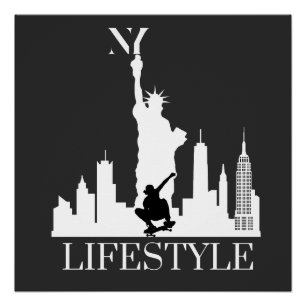 PÓSTER ESTILO DE VIDA DE NUEVA YORK