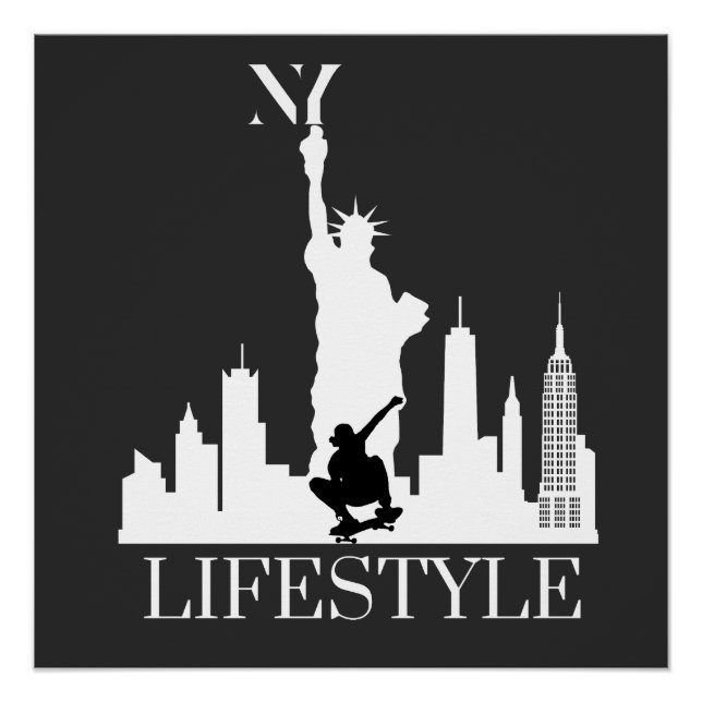 PÓSTER ESTILO DE VIDA DE NUEVA YORK (Anverso)