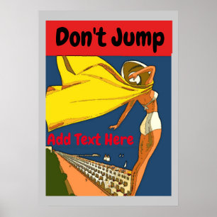 Póster Estilo de vintage de Jersey Shore, agregar Poster