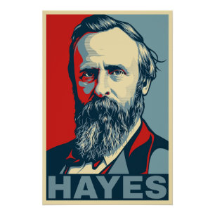 Póster Estilo Esperanza de Rutherford B. Hayes - Libertad