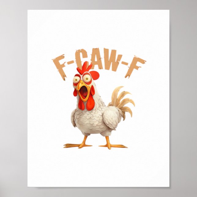 Póster Estilo Estético Clásico F-Caw-F (Frente)