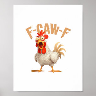 Póster Estilo Estético Clásico F-Caw-F