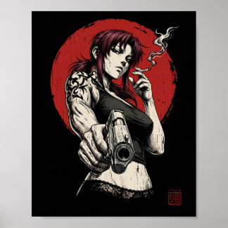 Póster Estilo japonés Revy