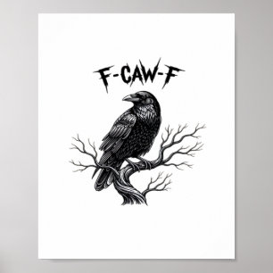 Póster Estilo moderno y trendy F Caw F