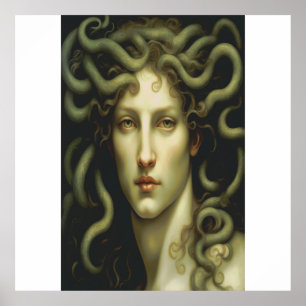 Póster Estilo renacentista de Medusa