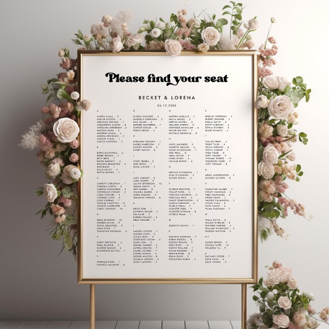 Póster Estiloso gráfico alfabético retro (Subido por el creador)