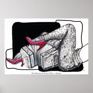 Póster Estimado Bandoneon Tango