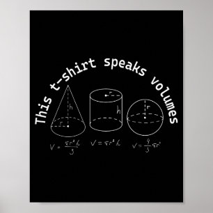 Póster Esto Dice Mucho Chiste De Matemáticas Ciencia Geek