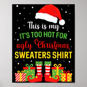 Póster Esto es Demasiado Caliente para las Sudaderas Navi