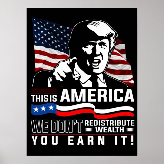 Póster Esto es Estados Unidos que no redistribuimos y gan (Frente)