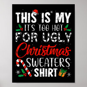 Póster Esto es mi calor para Navidades feos