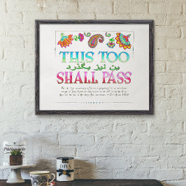 Póster Esto también pasará