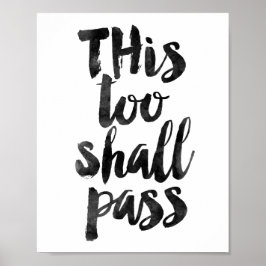 Póster Esto también pasará