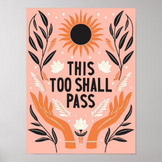 Póster Esto también pasará a ser Inspirador