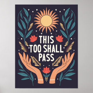 Póster Esto También Pasará Por Motivación