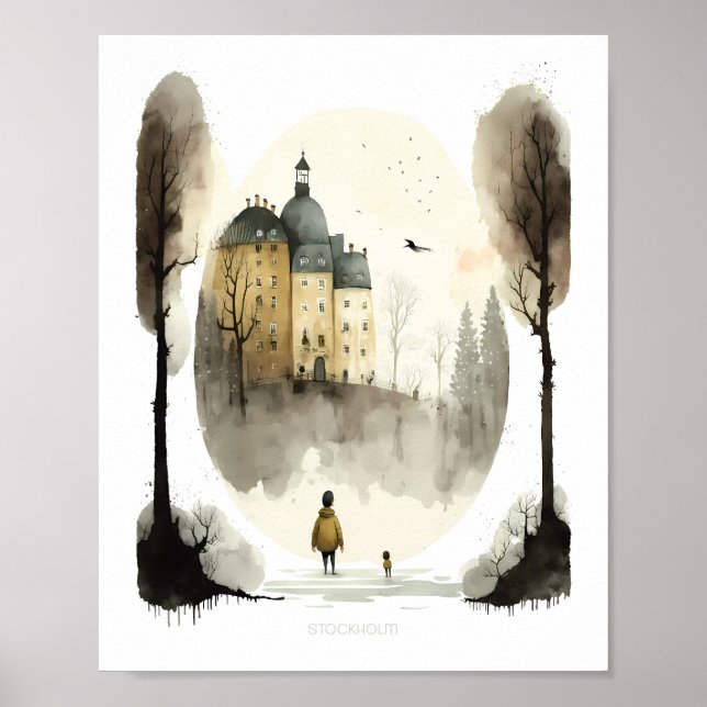 Póster Estocolmo  (Frente)