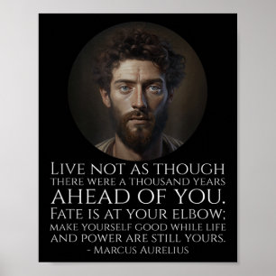 Póster Estoicismo Marcus Aurelius - Filosofía romana esto