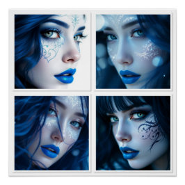 Póster Estos Ojos Azules 