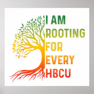 Póster Estoy alentando a cada HBCU