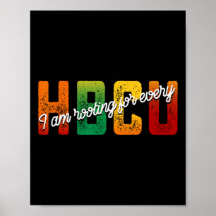 Póster Estoy Apoyando a Todos los Estudiantes de Hbcu del