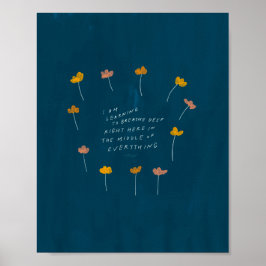 Póster "Estoy aprendiendo a respirar profundo..."