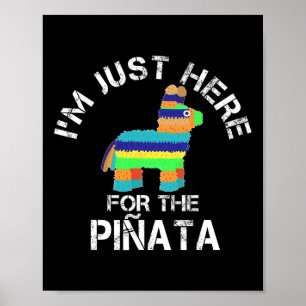 Póster Estoy aquí por el famoso Cinco De Mayo de Pinata