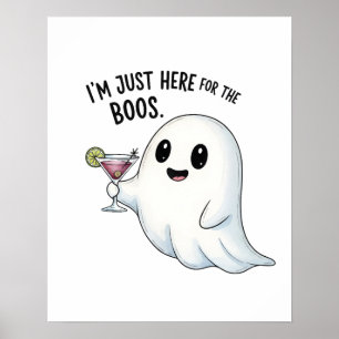 Póster Estoy aquí por la Halloween de Boos