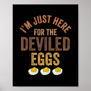 Póster Estoy Aquí Solo Por La Obra Maestra De Huevos Rell