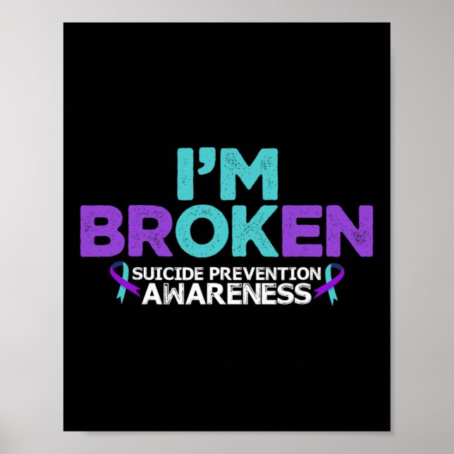 Póster Estoy bien, soy un sem de prevención del suicidio  (Frente)