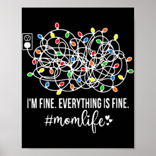 Póster Estoy bien, todo está bien, mamá Vida, Navidad Dec