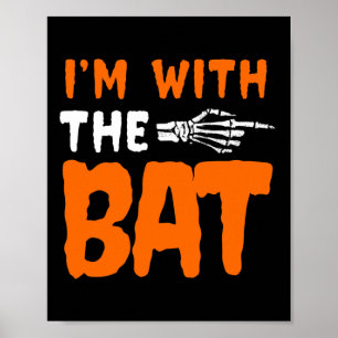 Póster Estoy con el disfraz de Halloween de último minuto