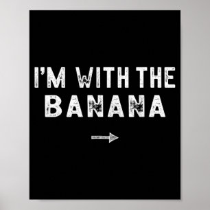 Póster Estoy con el disfraz de plátano coincidiendo con H
