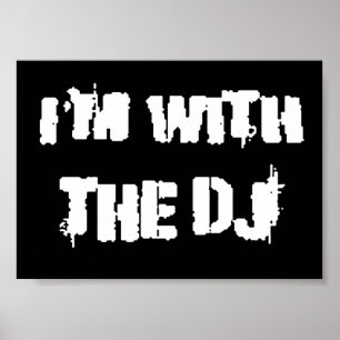 Póster Estoy con el DJ