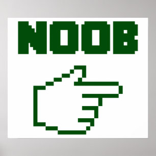 Póster Estoy con el Noob Newbie