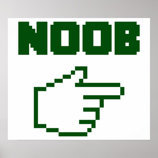 Póster Estoy con el Noob Newbie (Frente)
