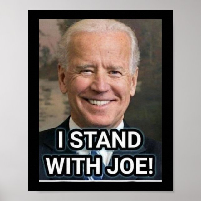 Póster Estoy Con Joe Biden1 (Frente)