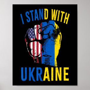 Póster Estoy De Acuerdo Con La Bandera De Ucrania De Esta