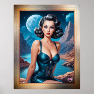 Póster Estoy de vacaciones AI Concept Art de Xzendor7