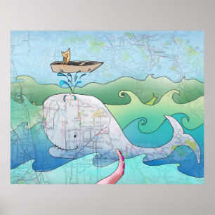 Póster Estoy en un barco