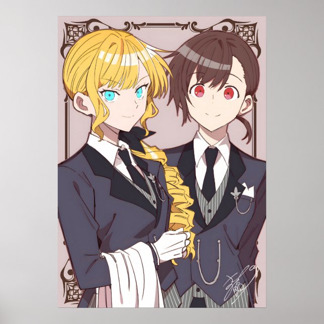 Póster Estoy Enamorada de las aldeas | Rae y Claire (Frente)