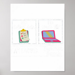 Póster Estoy Ganando El Último Día Del Colegio Un Maestro