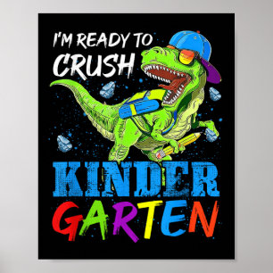 Póster Estoy Listo Para Aplastar A Los Niños De Los Jóven