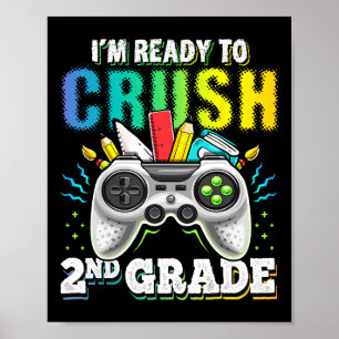 Póster Estoy listo para aplastar el video de 2º grado Ck 