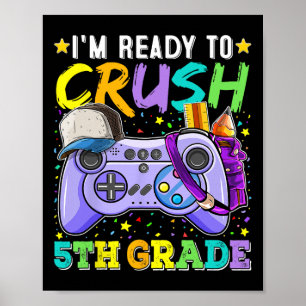 Póster Estoy listo para aplastar el video de 5º grado Ck