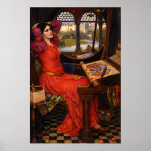 Póster Estoy medio enferma de sombras, dijo la Dama de Sh