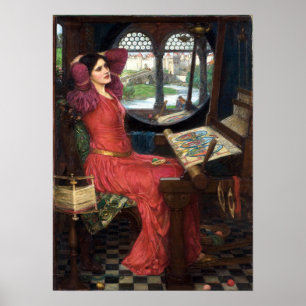 Póster Estoy medio enfermo de las sombras dijo la Dama de